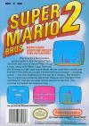 Super Mario Bros 2 - 2nd Run Box Art Back
